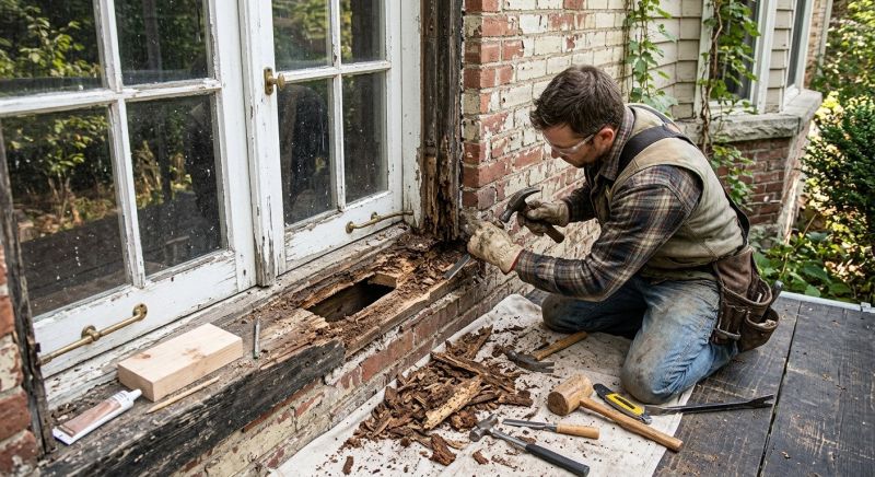 Window Rot Repair in Wilmington, NC