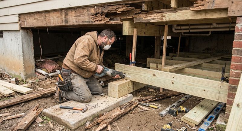 Termite Damage Repair Service in Overland Park, KS