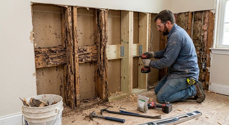 Termite Damage Repair Service in Roswell, GA